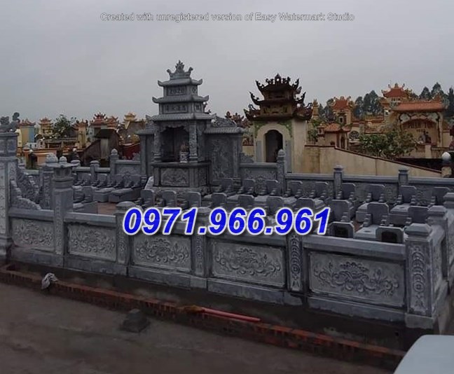 thiết kế Mẫu lăng mộ đá Ninh Bình đẹp - nghĩa trang nhà mồ