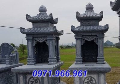 35 mẫu mộ đá hai má tổ tiên đẹp - lăng mộ nhà mồ