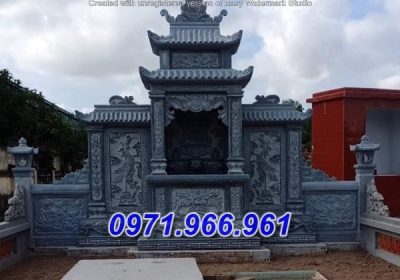 15 mẫu mộ đá hai mái ông bà đẹp - lăng mộ nhà mồ