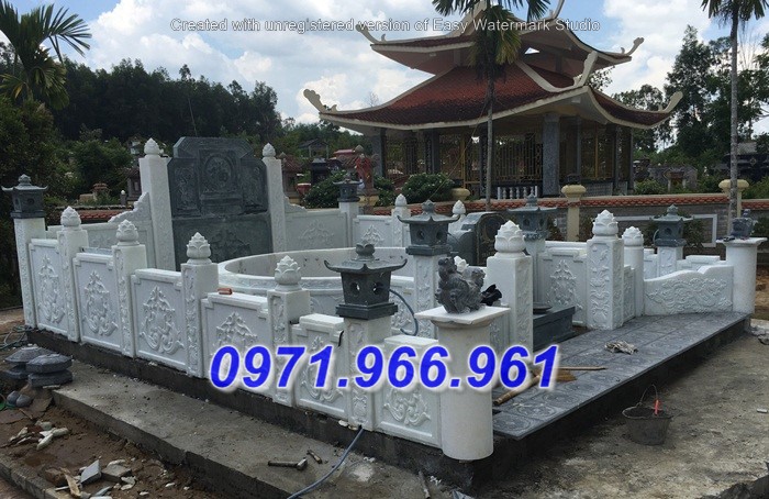 5 mẫu lan can đá hàng tường rào đẹp - tường bao đẹp