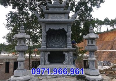 mẫu cây hương đá thờ thần linh đẹp- am miếu