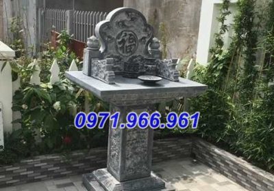 mẫu cây hương thờ bằng đá xanh đẹp tại bắc ninh - am miếu