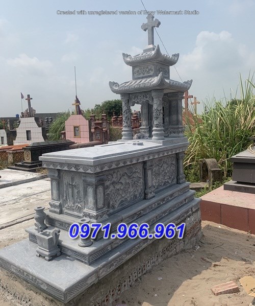 10+ mẫu nhà mồ đá công giáo đẹp tại ninh thuận