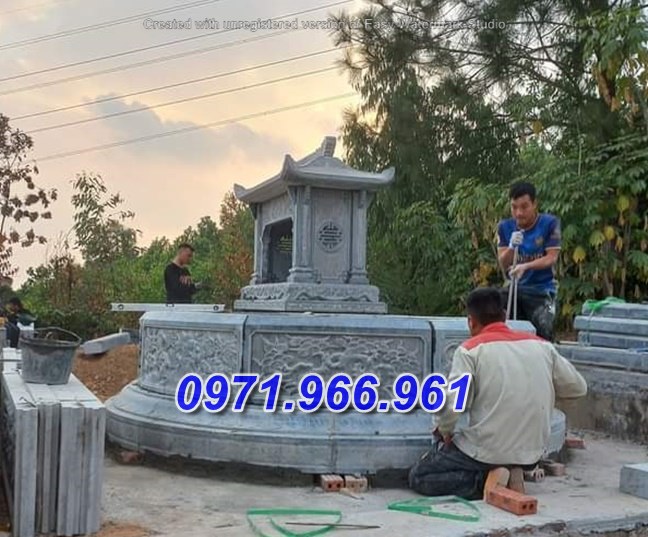23+ mẫu mộ đá tròn đẹp bán tại vĩnh phúc
