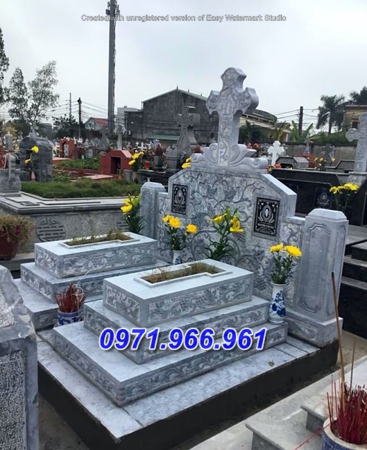 gia lai+ 13 mẫu nhà mồ đá công giáo đẹp bán