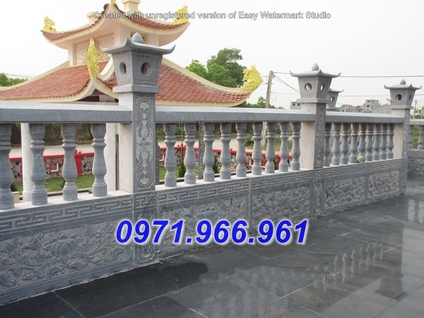 gia lai + 17 mẫu lan can tường rào đá đẹp