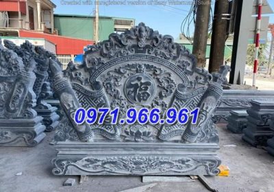 hải dương mẫu cuốn thư bằng đá ninh bình - bình phong đẹp