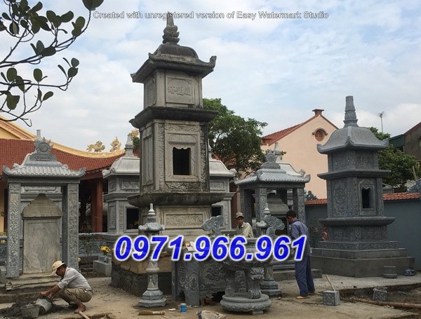 hưng yên+ 43 mẫu tháp mộ đá đẹp - bán tro cốt
