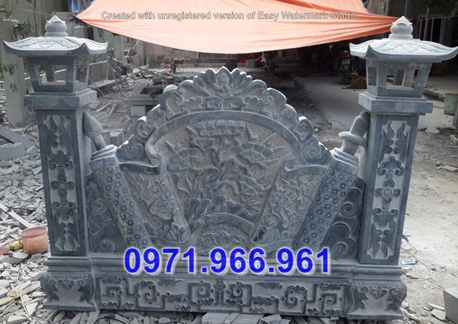 lai châu+ 17 mẫu cuốn thư bằng đá - bình phong đẹp