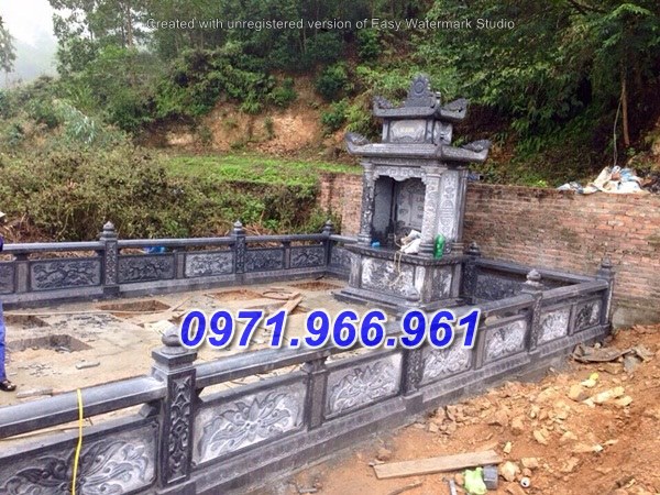 mẫu lan can nhà mồ bằng đá nguyên khối đẹp - bán quảng ngãi