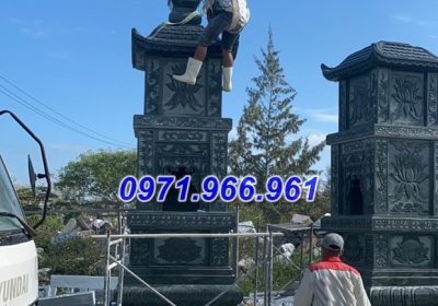 mẫu mộ tháp bằng đá hiện đại đẹp - đựng hũ tro cốt