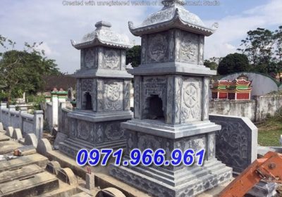 mẫu mộ tháp đá bố mẹ cha ba má - bảo tháp đẹp