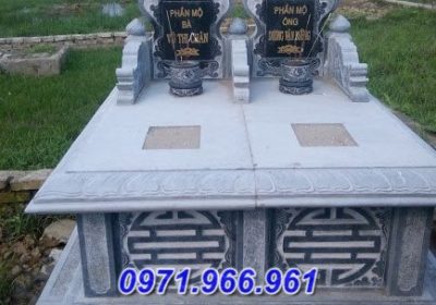 mẫu nhà mồ đôi bằng đá ninh bình đẹp - bán tro cốt