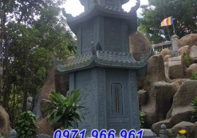 mẫu tháp mộ bằng đá nguyên khối đẹp bán