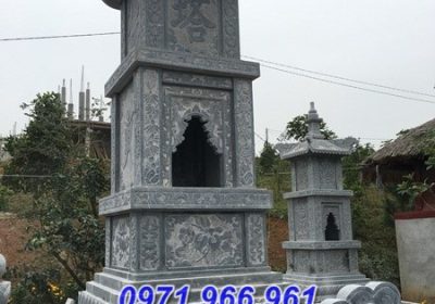 mẫu tháp mộ bằng đá xanh đẹp bán