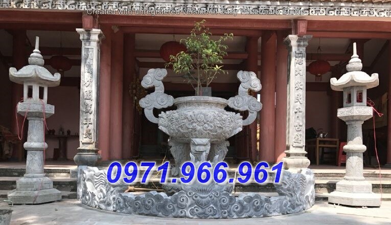 27 + mẫu lư hương từ đường bằng đá đẹp bán