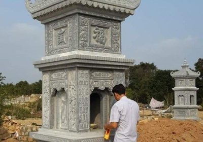 Hòa bình+ 52 mẫu tháp mộ đá - bán tro cốt đẹp