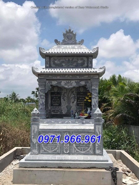 bán + 002 mẫu mộ đá đôi song thân đẹp