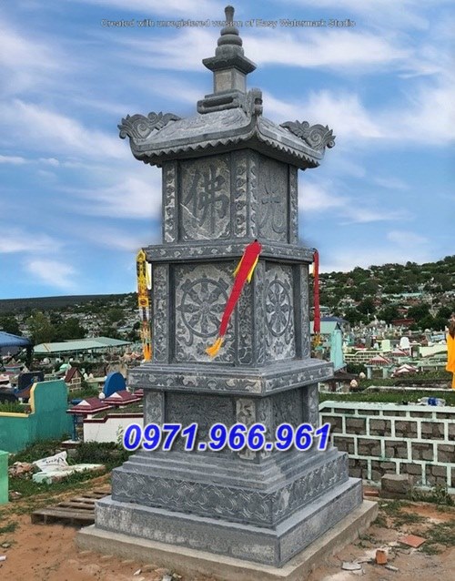 bán + 002 mẫu mộ tháp bằng đá đẹp