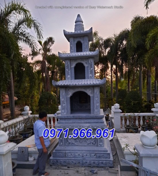 bán + 002 mẫu mộ tháp đá đẹp