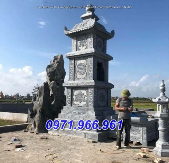 bán + 09 mẫu tháp mộ đựng tro cốt bằng đá đẹp