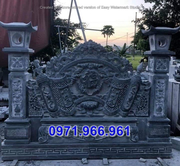 bán + 30 mẫu cuốn thư đá từ đường đẹp