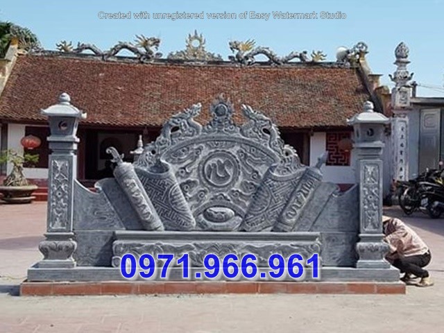 bán + 31 mẫu bình phong bằng đá - tắc môn đẹp