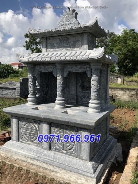 bán + 33 mẫu nhà mồ đá đôi song thân đẹp