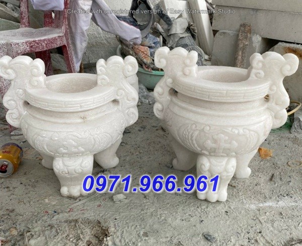 điện biên + 28 mẫu lư hương đá lăng mộ đẹp