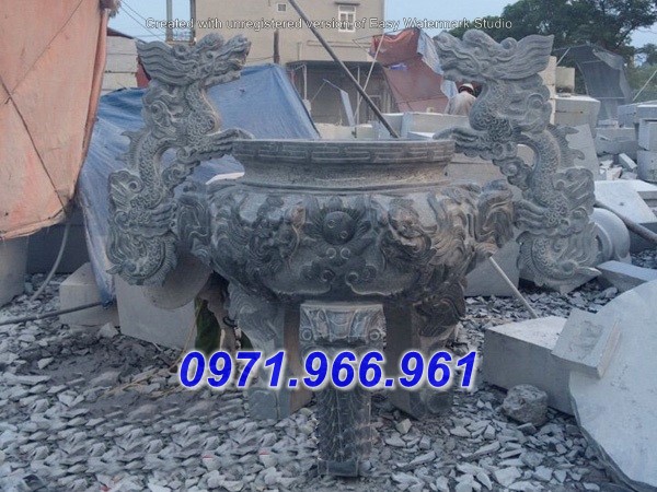 điện biên + 28 mẫu lư hương lăng mộ bằng đá đẹp