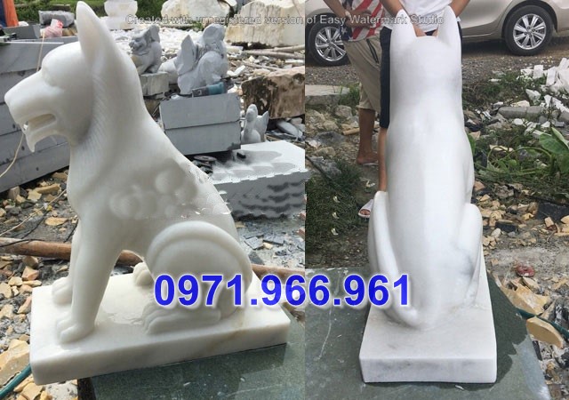 hà nam + 32 mẫu chó phong thủy bằng đá đẹp