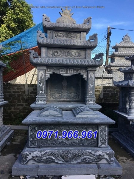 hậu giang + 26 mẫu nhà mồ đôi bằng đá đẹp bán
