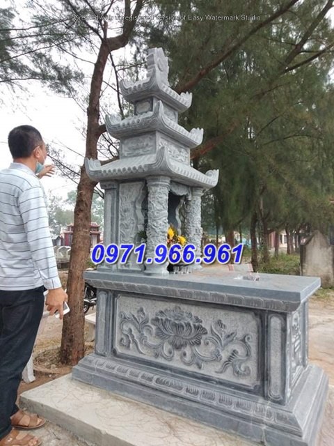 khánh hòa + bán 06 mẫu nhà mồ ba mái bằng đá đẹp