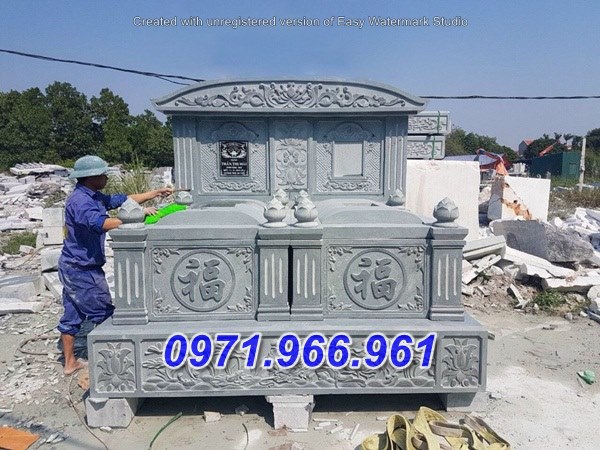 long an + bán 28 mẫu nhà mồ đá đôi đẹp