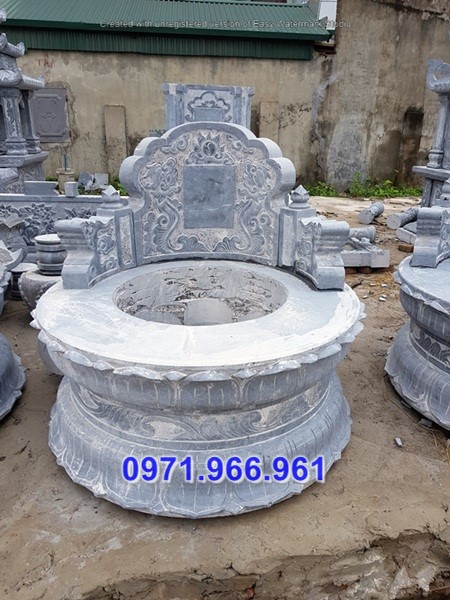 nghệ an+ bán 36 mẫu mộ tròn đá xanh đẹp
