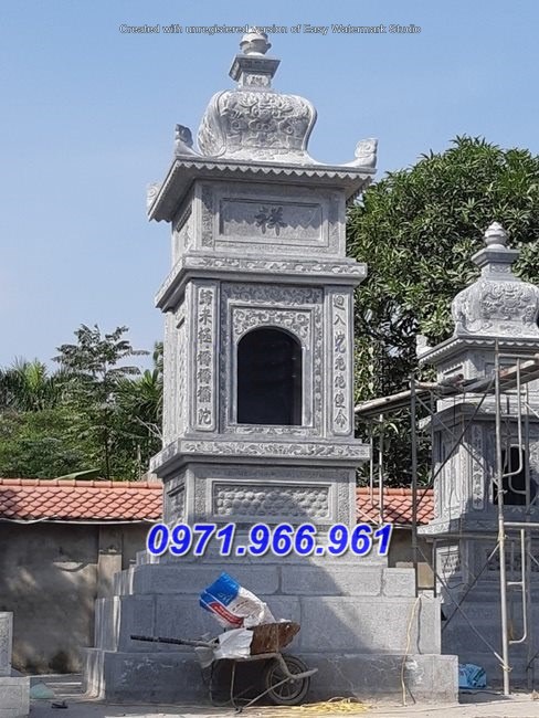 quảng ninh + 47 mẫu tháp mộ đá đẹp bán