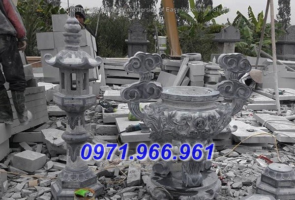 sơn la + bán 24 mẫu lư hương nhà thờ bằng đá đẹp