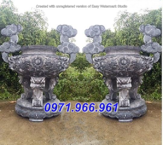 thái bình + 17 mẫu lư đỉnh hương bằng đá đẹp