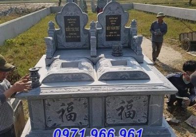 trà vinh + bán 31 mẫu nhà mồ đôi bằng đá đẹp
