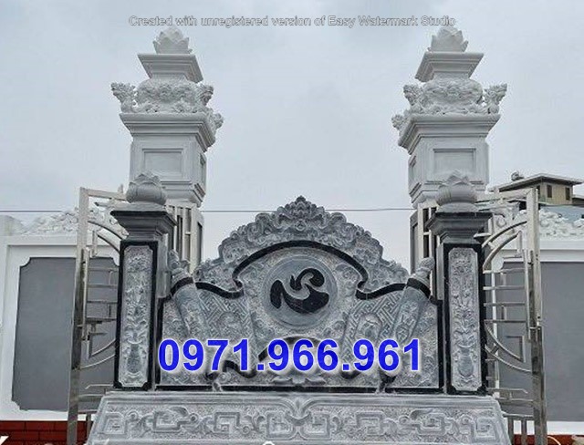 44 mẫu bình phong nhà mồ đá tại bình phước