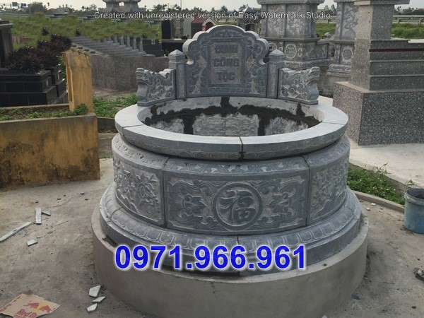 bắc ninh 39 mẫu mộ tròn bằng đá nguyên khối