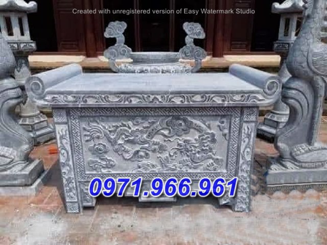 bán + 08 mẫu bàn lễ đá từ đường đẹp kom tum