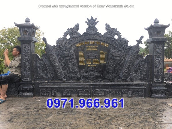 bình dương  43 bình phong nghĩa trang đá đẹp