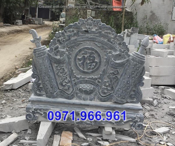 đắk lắk + 38 mẫu bình phong đá nhà thờ họ đẹp