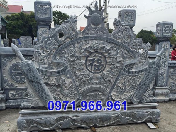 đắk nông+39 mẫu bình phong đá nhà thờ họ đẹp