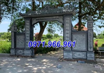 đắk nông+41 mẫu cổng nghĩa trang bằng đá đẹp