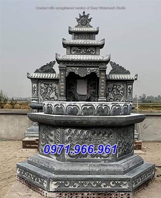 hà nam bán 18 mẫu mộ lục lăng bằng đá đẹp