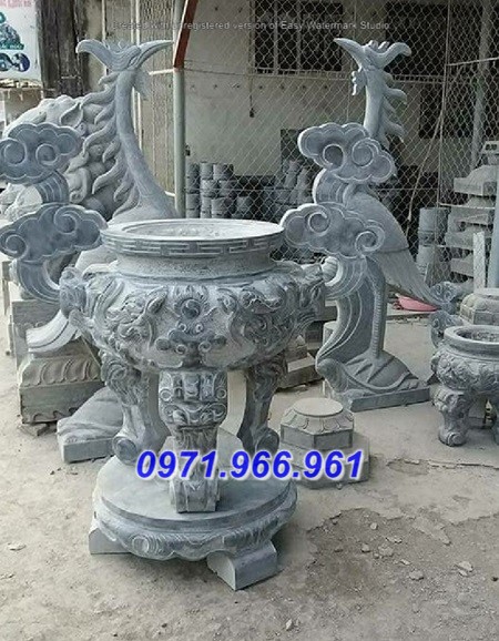 hà tĩnh + 31 mẫu lư hương đá đền miếu đẹp