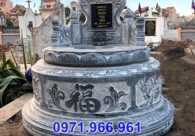 hải phòng 45 mẫu mộ tròn bằng đá xanh đẹp