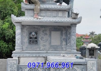kon tum+ 09 mẫu nhà mồ đá đôi cất tro cốt đẹp